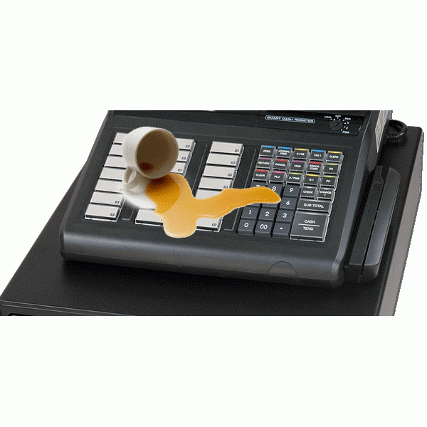 Sam4s 900 300 Raised Keyboard Protective Overlay Universal